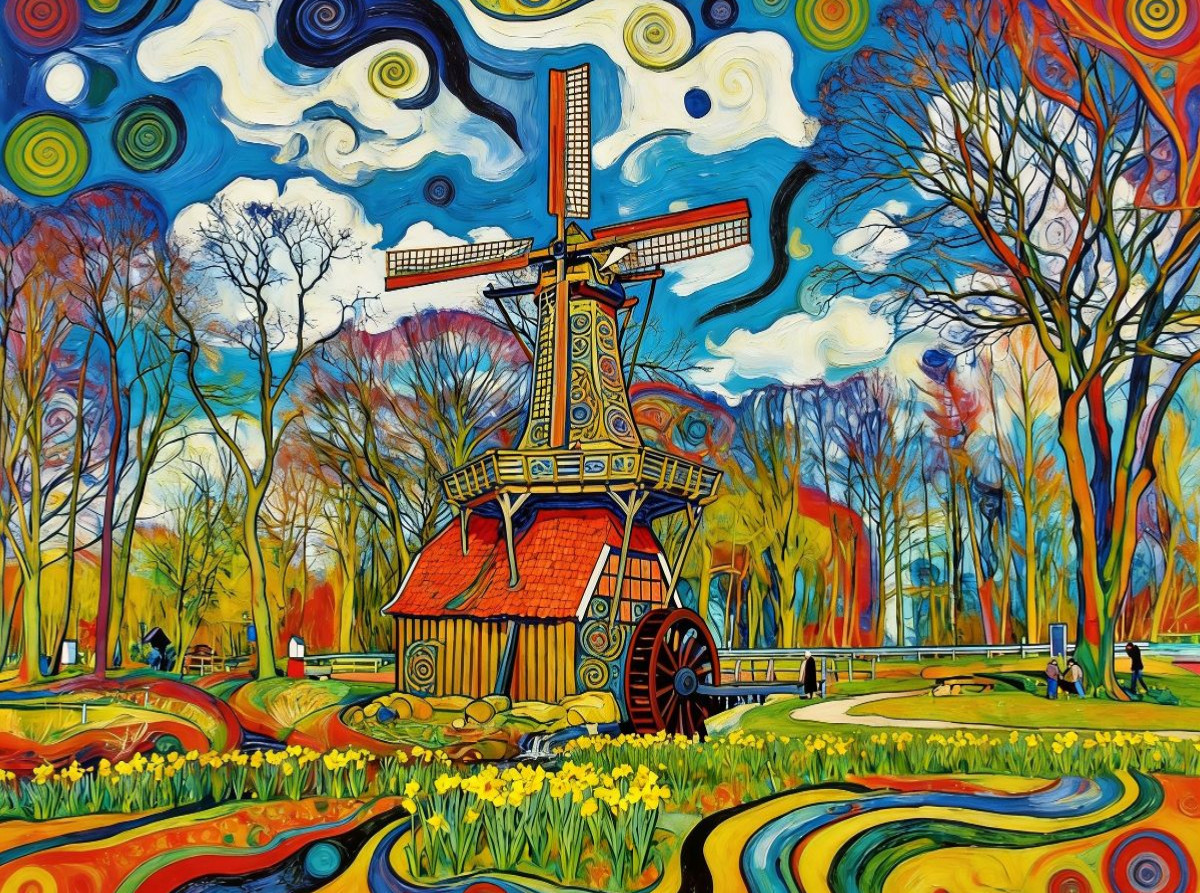 Alte Wind- und Wassermühle