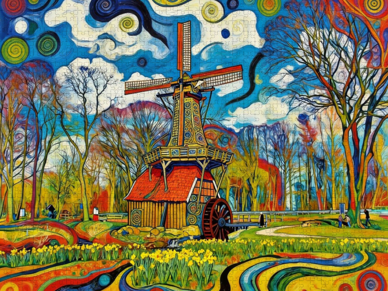 Alte Wind- und Wassermühle