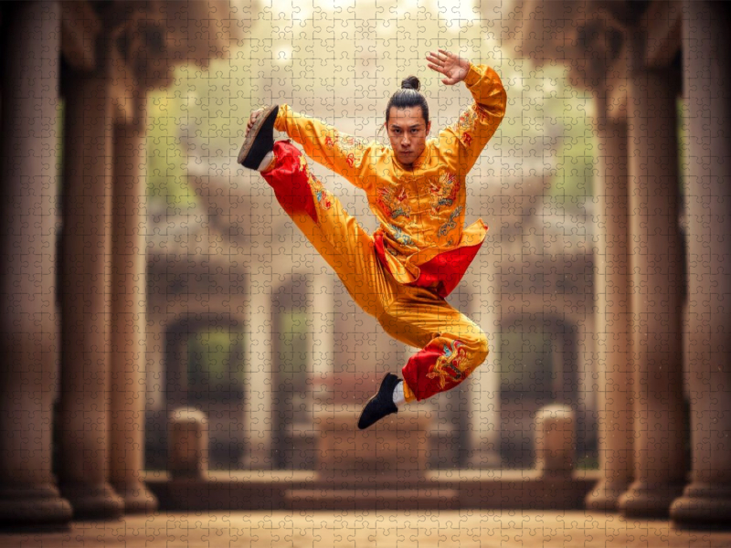 Kung Fu Martial Arts - Kampf und Eleganz