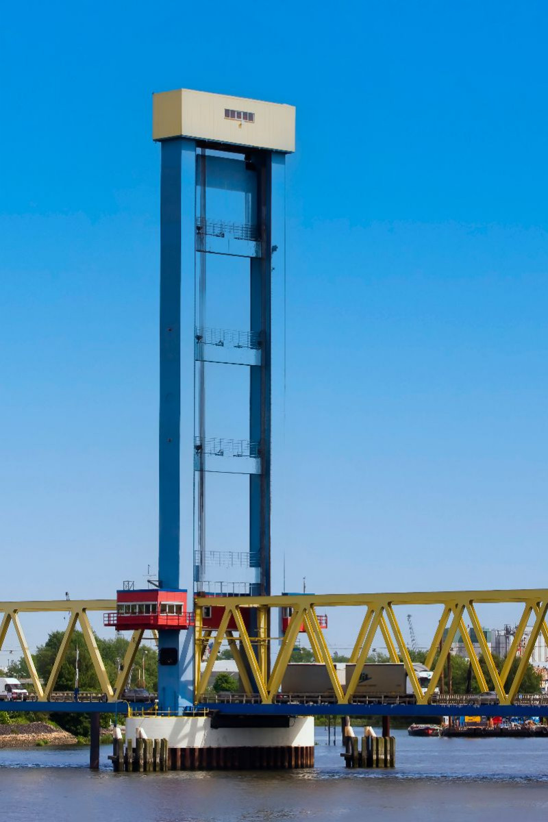 Kattwykbruecke über die Suederelbe,Hamburg, Deutschland