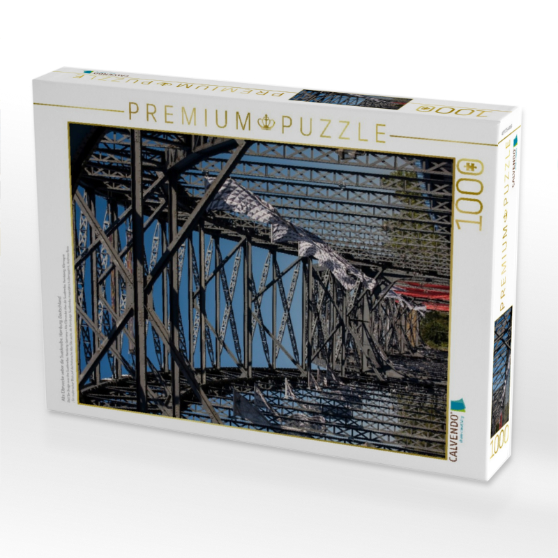 Alte Elbruecke ueber die Suederelbe, Hamburg, Deutschland