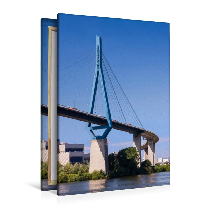 Koehlbrandbruecke ueber den Koehlbrand, Hamburg, Deutschland