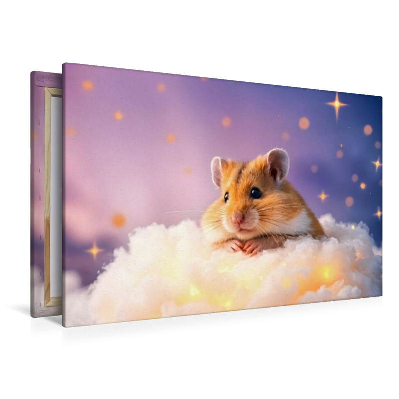 Hamsters Wolkenbett unter Sternen