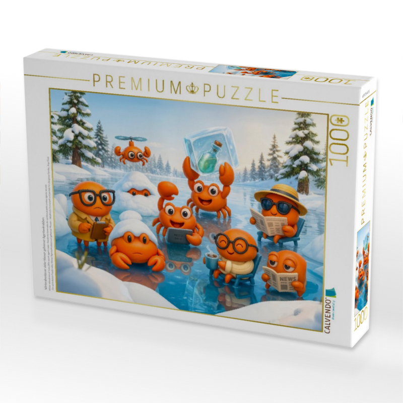 Winterabenteuer vieler kleiner geheimer Agentenkrabben