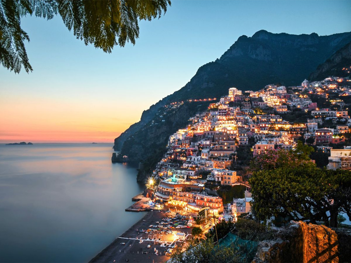 Blaue Stunde in Positano