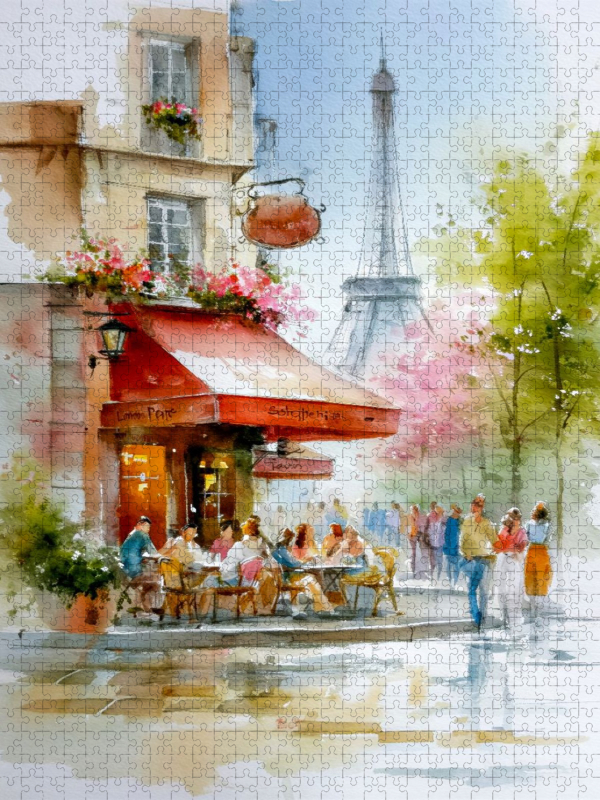 Ein belebtes und beliebtes Straßencafé