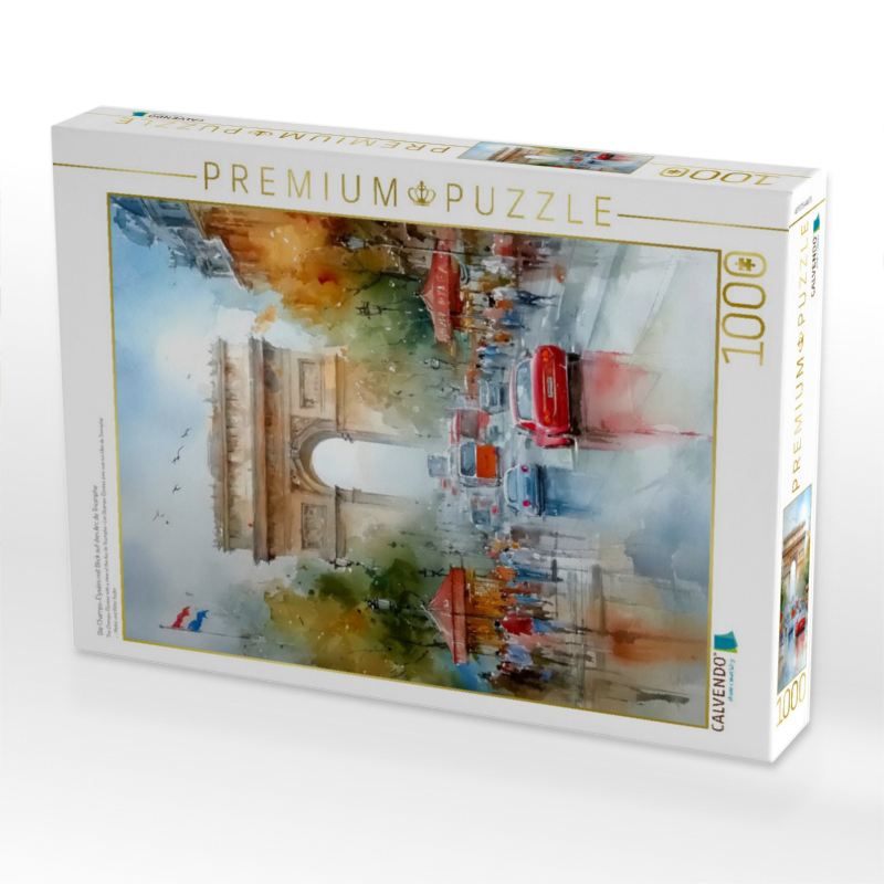 Die Champs-Élysées mit Blick auf den Arc de Triomphe