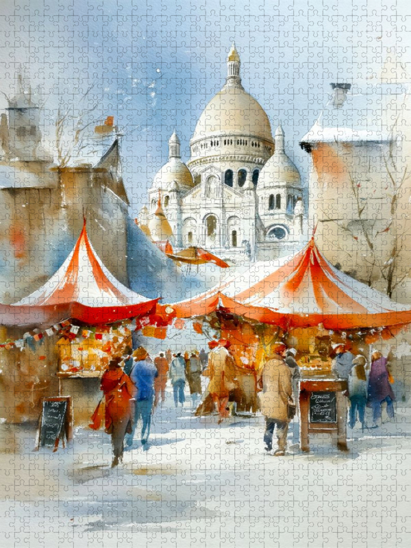 Weihnachtsmarkt auf dem Mont Martre