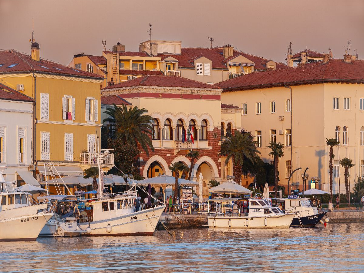 Hafen von Porec, Istrien, Kroatien