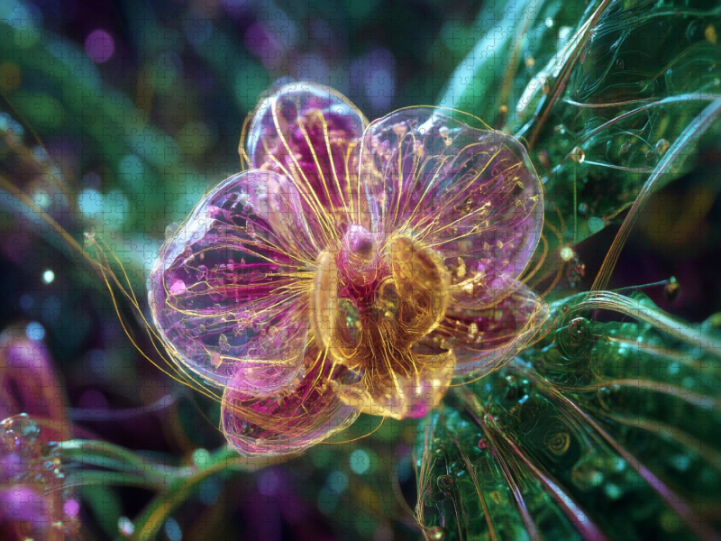 Solar-Orchidee im Energiegarten