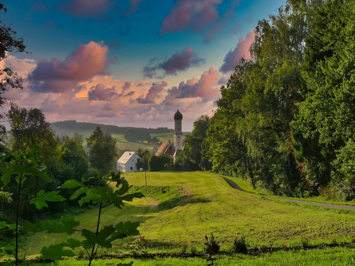St. Martin im Abendlicht