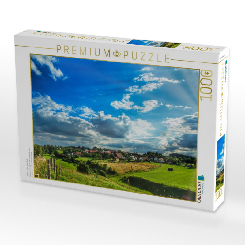 Wolken über dem Dorf