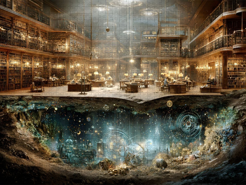 Ein Motiv aus dem Kalender 'Below'