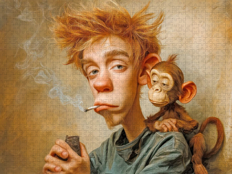 Amüsante Karikaturen