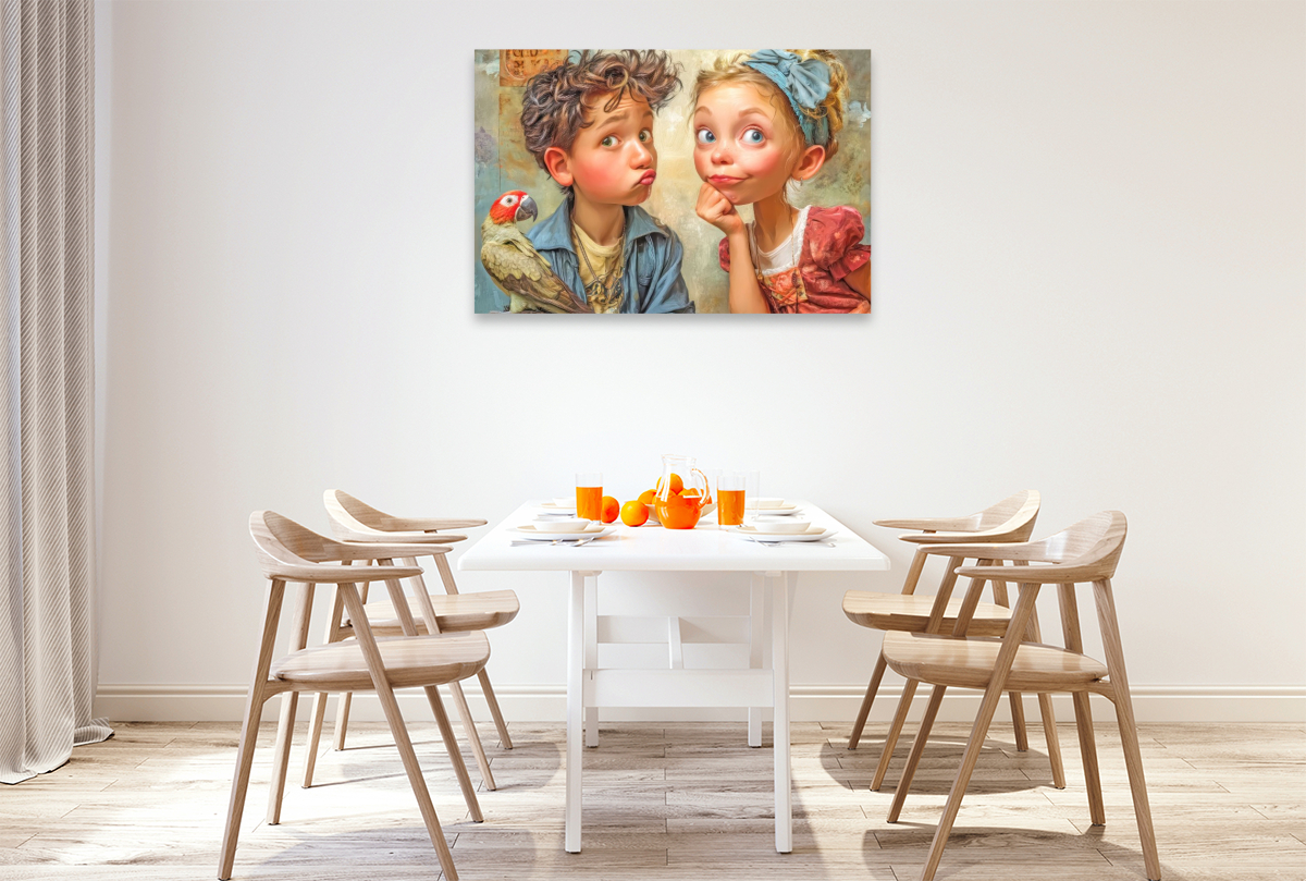 Amüsante Karikaturen