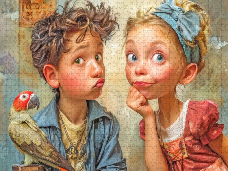 Amüsante Karikaturen