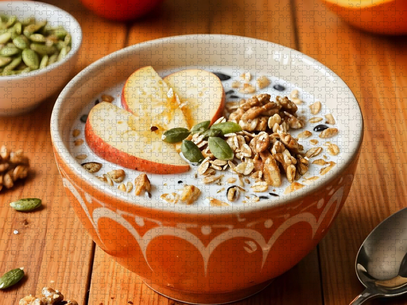 Müsli Stillleben - Ein Motiv aus dem Kalender MorgenMüsli - Ein Jahr voller Farbe und Genuss