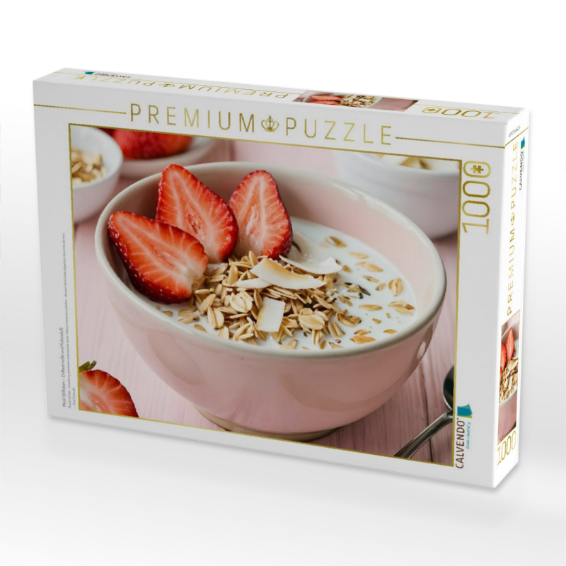 Müsli Stillleben - Erdbeersüße und Kokosduft