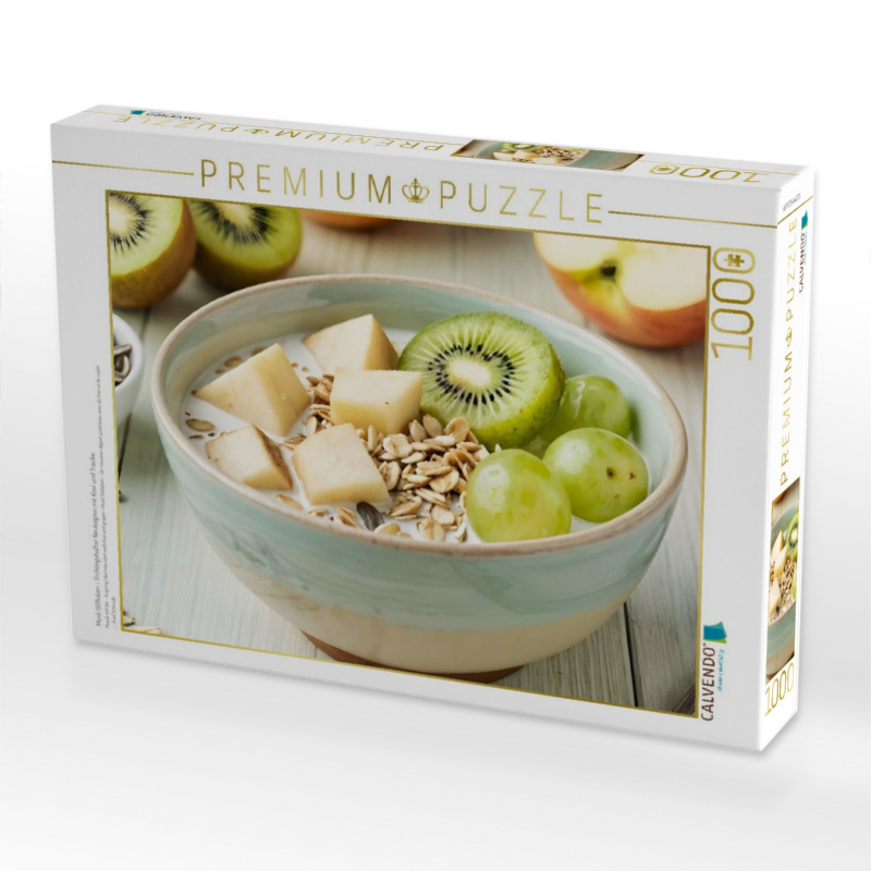 Müsli Stillleben - Frühlingshafter Neubeginn mit Kiwi und Traube