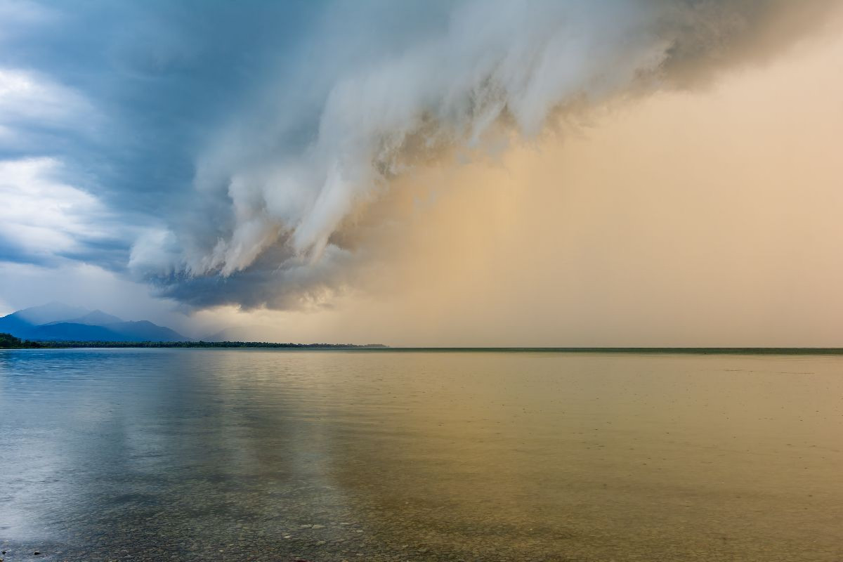 Gewitterzelle auf dem Chiemsee