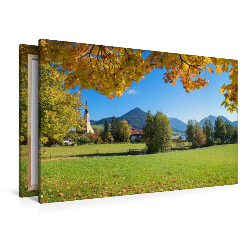 Blick zur St. Sixtus Kirche in Schliersee