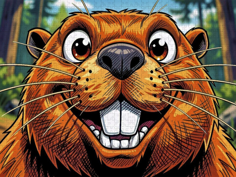 Ein Motiv aus dem Kalender Lustige Biber - Comic