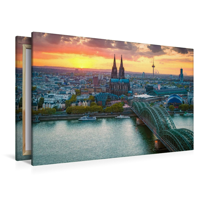 Köln im Sonnenuntergang