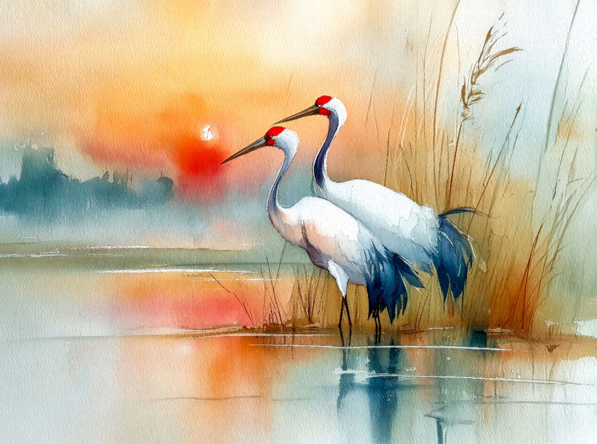 Zweisamkeit in der Morgensonne