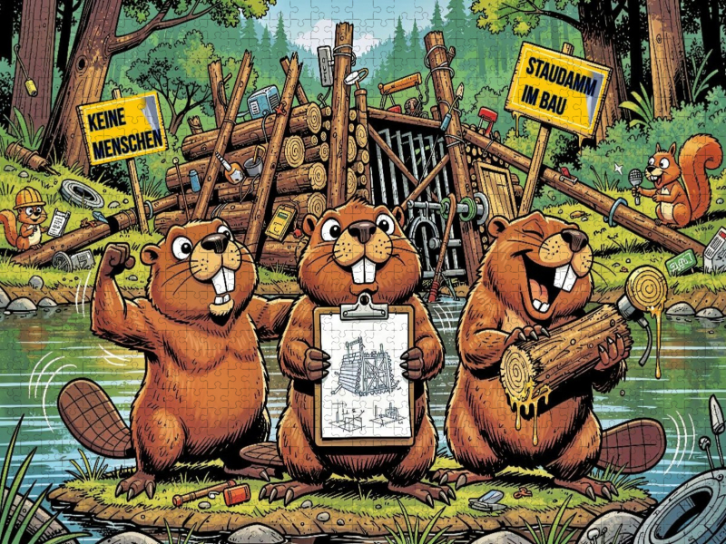 Biberwitzig. Bibergut. Bibergenial.