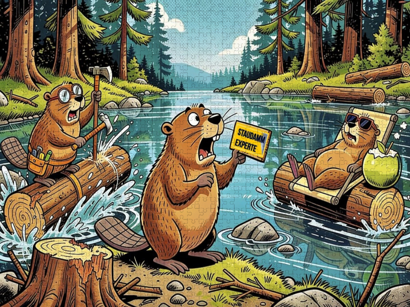 Nimm den Biber – der hat immer einen Plan.