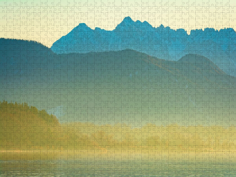 Winterabend am Chiemsee