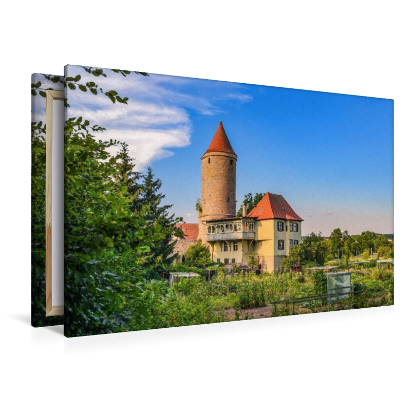 Salwartenturm mit ehemaligem Eckzwingerstand, Dinkelsbühl, Deutschland