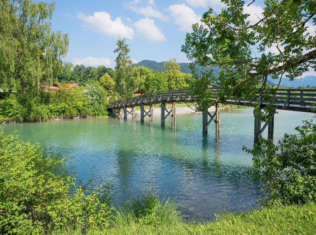 Mangfallbrücke in Gmund am Tegernsee