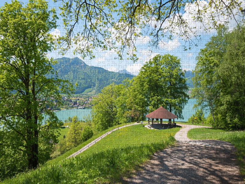 Großes Paraplui am Leeberg Tegernsee