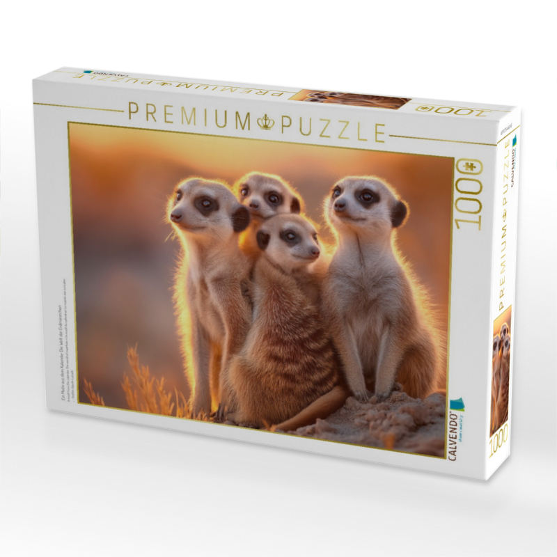 Ein Motiv aus dem Kalender Die Welt der Erdmännchen