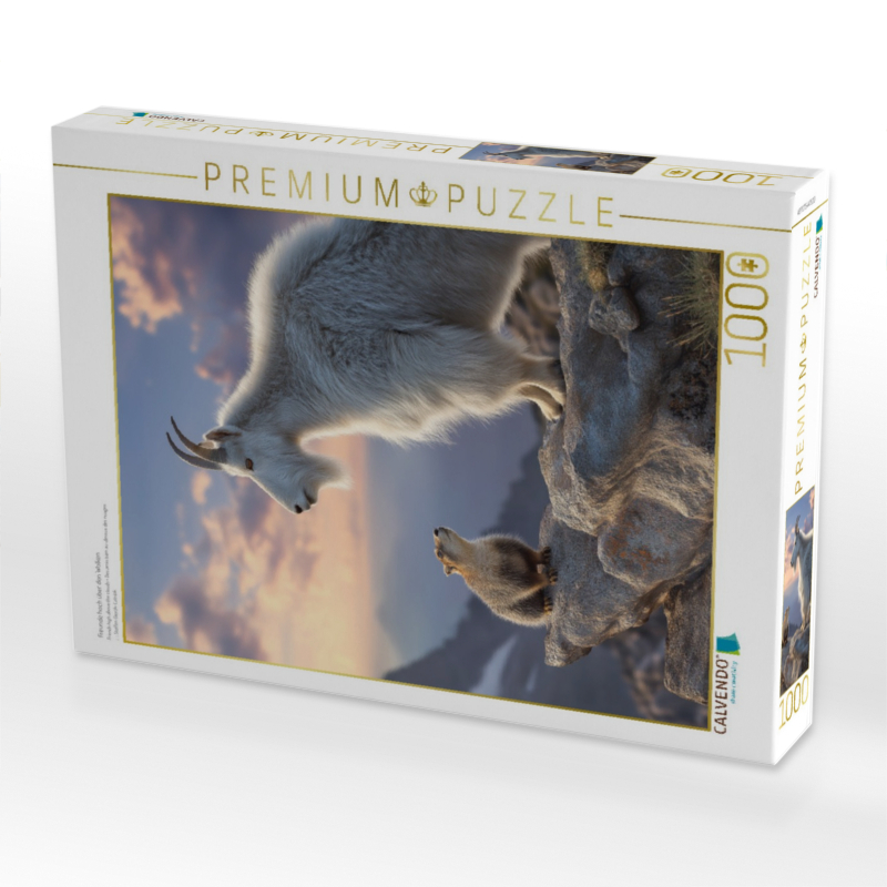 Freunde hoch über den Wolken