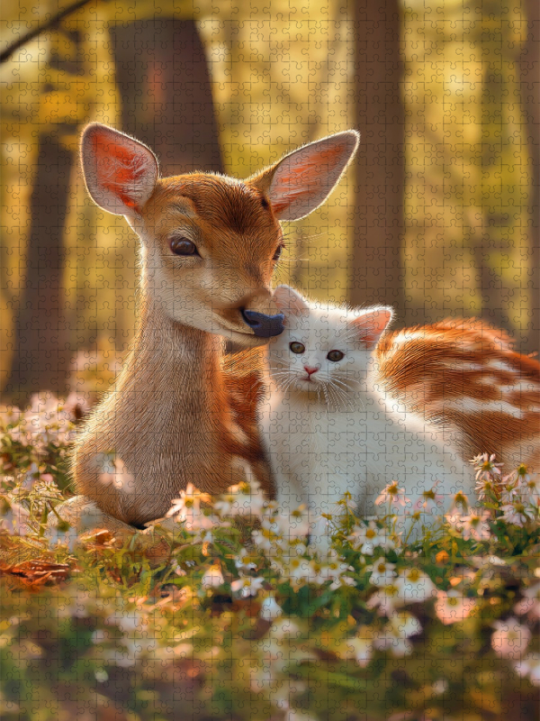 Zwei neugierige Waldfreunde