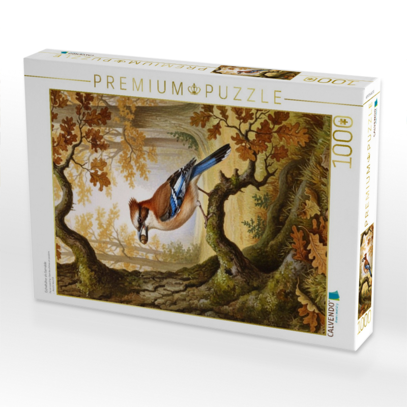 Eichelhäher als Gemälde