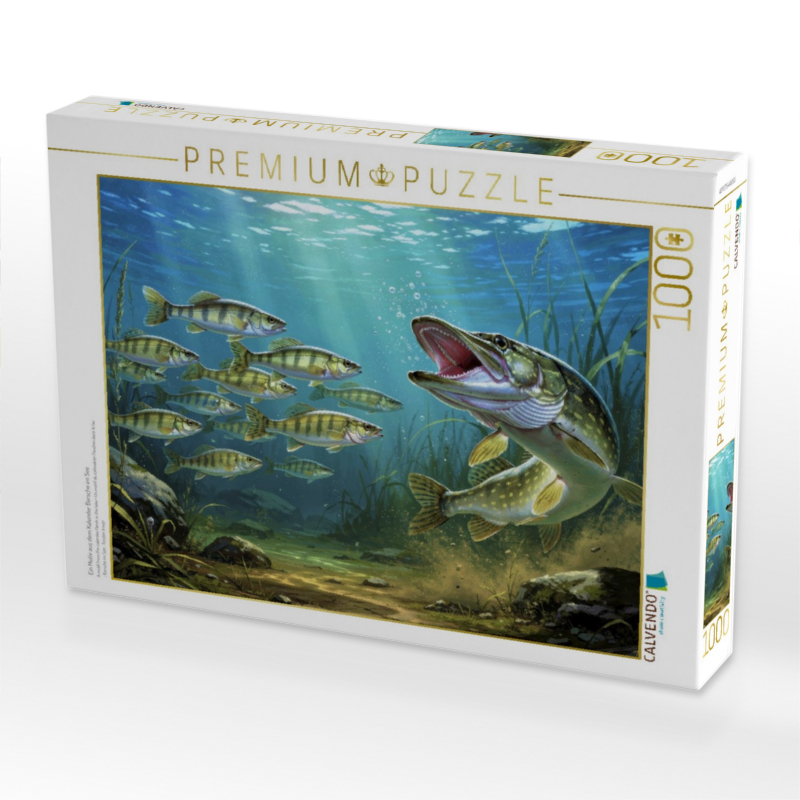 Ein Motiv aus dem Kalender Barsche im See