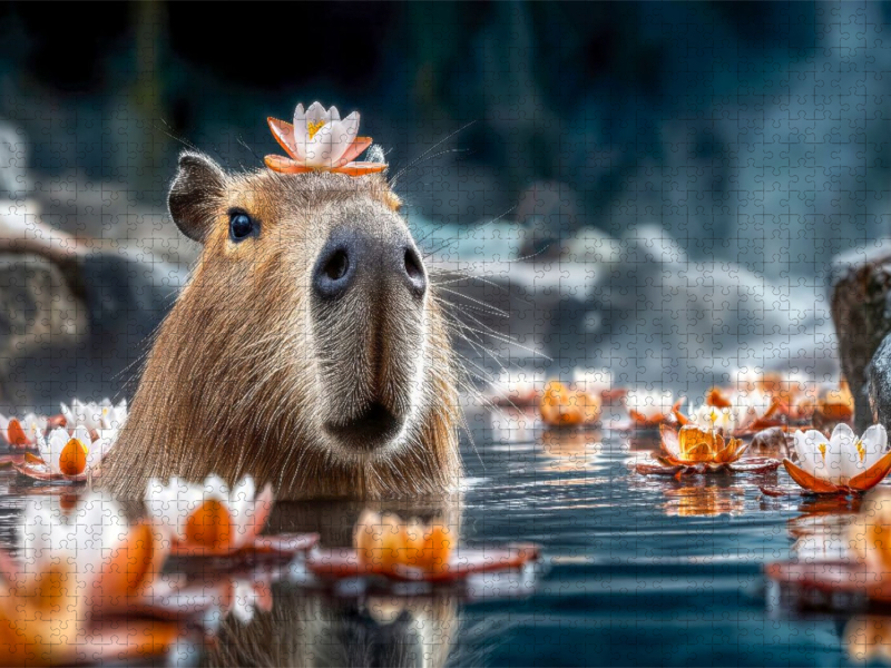 Ich liebe Seerosen-Schönheitsbäder