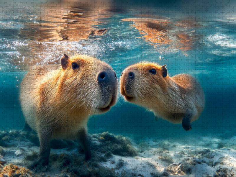 Unter Wasser ist es auch ganz schön