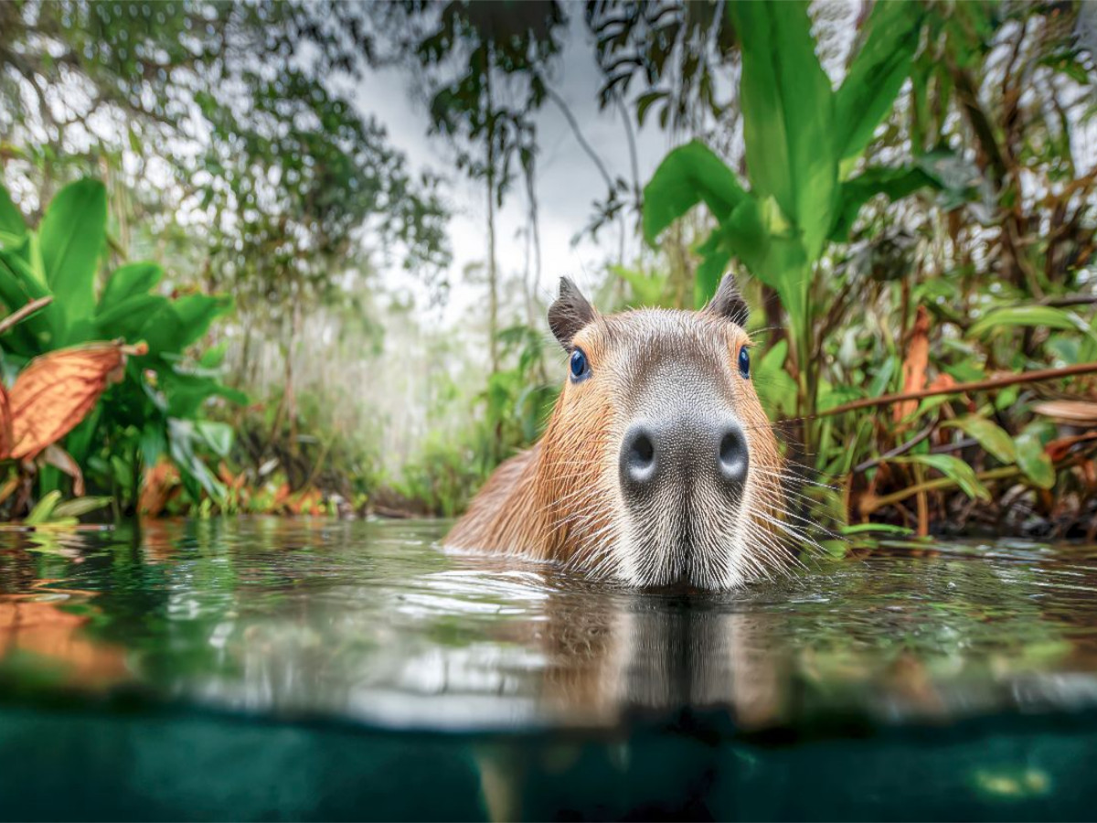 Hier schwimmt es sich auch ganz ruhig