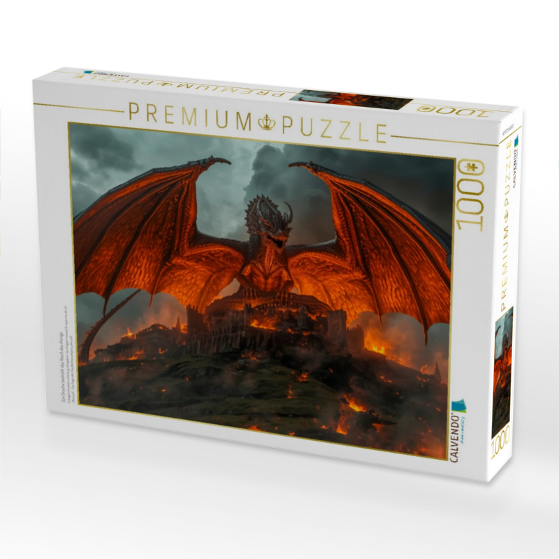 Ein Drache bedroht das Reich des Königs