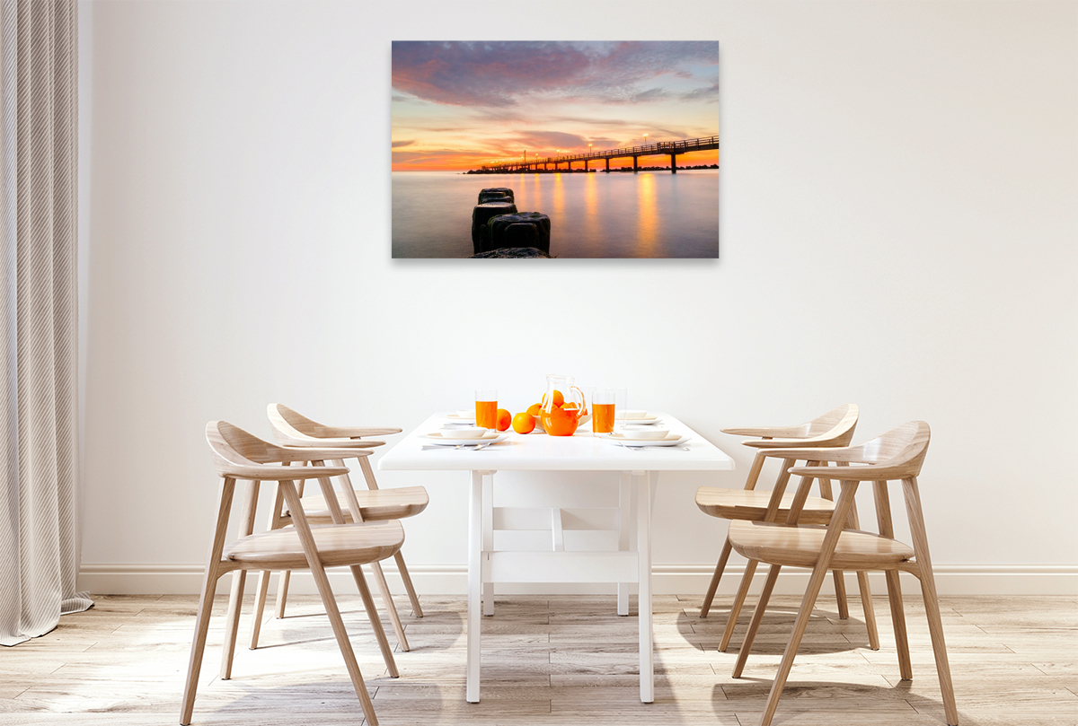 Wustrow zur Blauen Stunde.