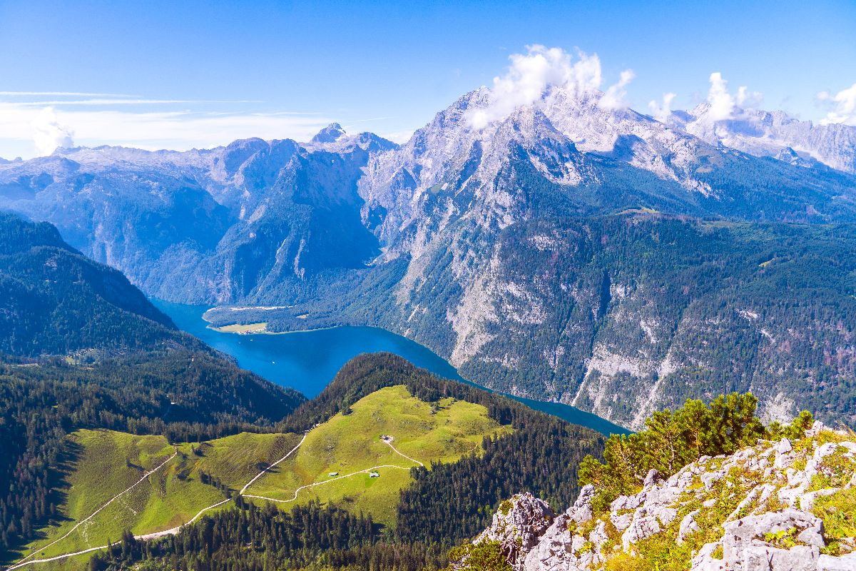Blick vom Jenner auf den Königssee