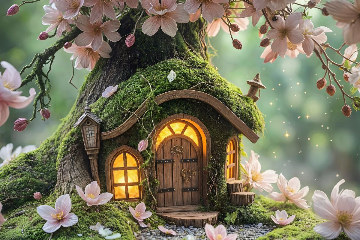 Blütenzauber im Feenwald - Feenhäuschen