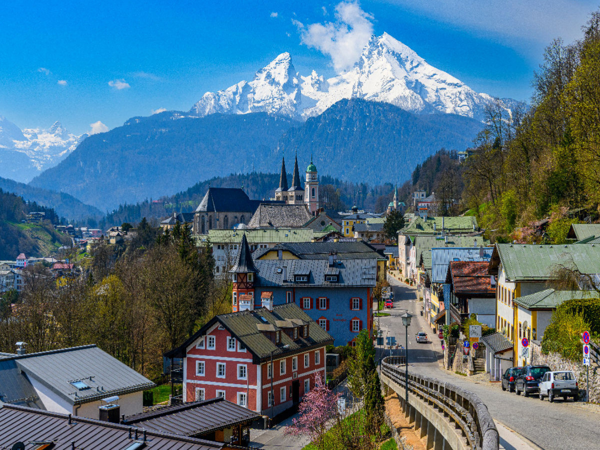 Blick auf Berchtesgaden, Berchtesgaden