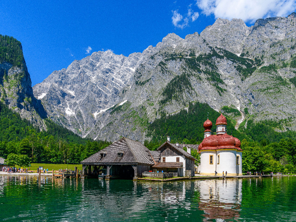 Halbinsel Hirschau mit St. Bartholomä, Schönau