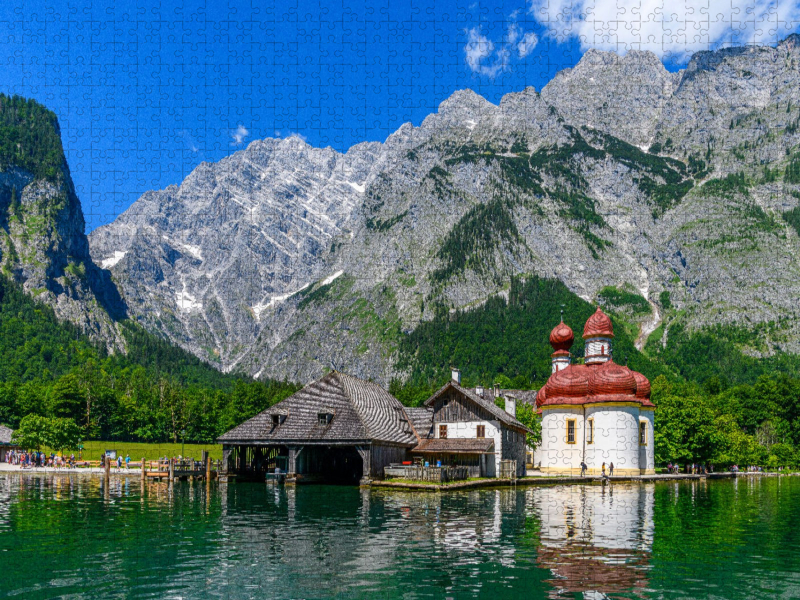 Halbinsel Hirschau mit St. Bartholomä, Schönau
