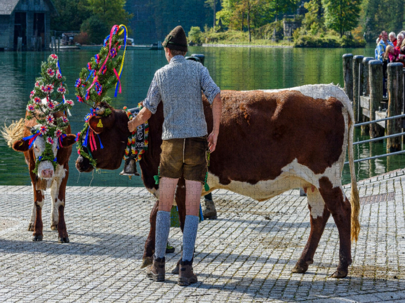 Ein Motiv aus dem Kalender Servus am Königssee - Zu Besuch am bekanntesten Gebirgssee Bayerns